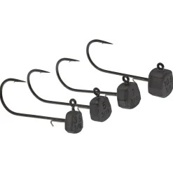 Westin Ned Jig Head #3/0 10.5g Black Nickel Tungsten Jigkopf Jighead