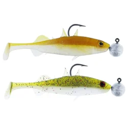Westin Stanley The Stickleback Shadtail R 'N R 7,5cm 7g #4/0 Clear Water Mix 11 2pcs Gummifischset