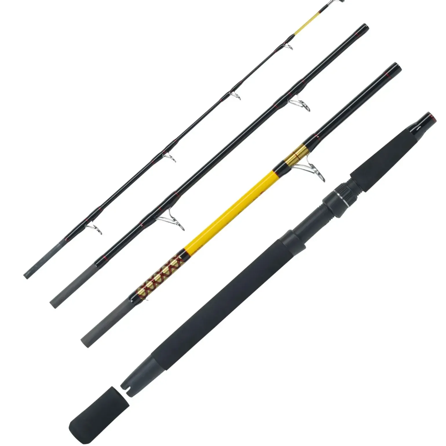 WFT Never Crack Fjordspin Travel 2,10m - 200-600g 4 Teile Reiserute