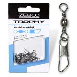 Zebco Trophy Karabinerwirbel Gr. 12 Hochleistungswirbel
