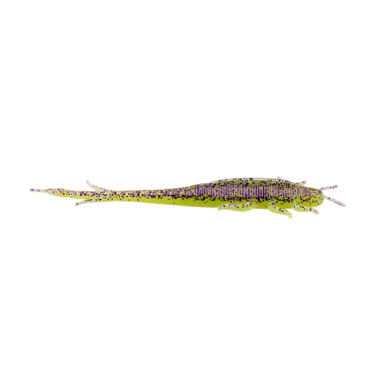 Zeck Barsch Alarm Shaky Sneaker 6cm Purple Chartreuse Gummifsch
