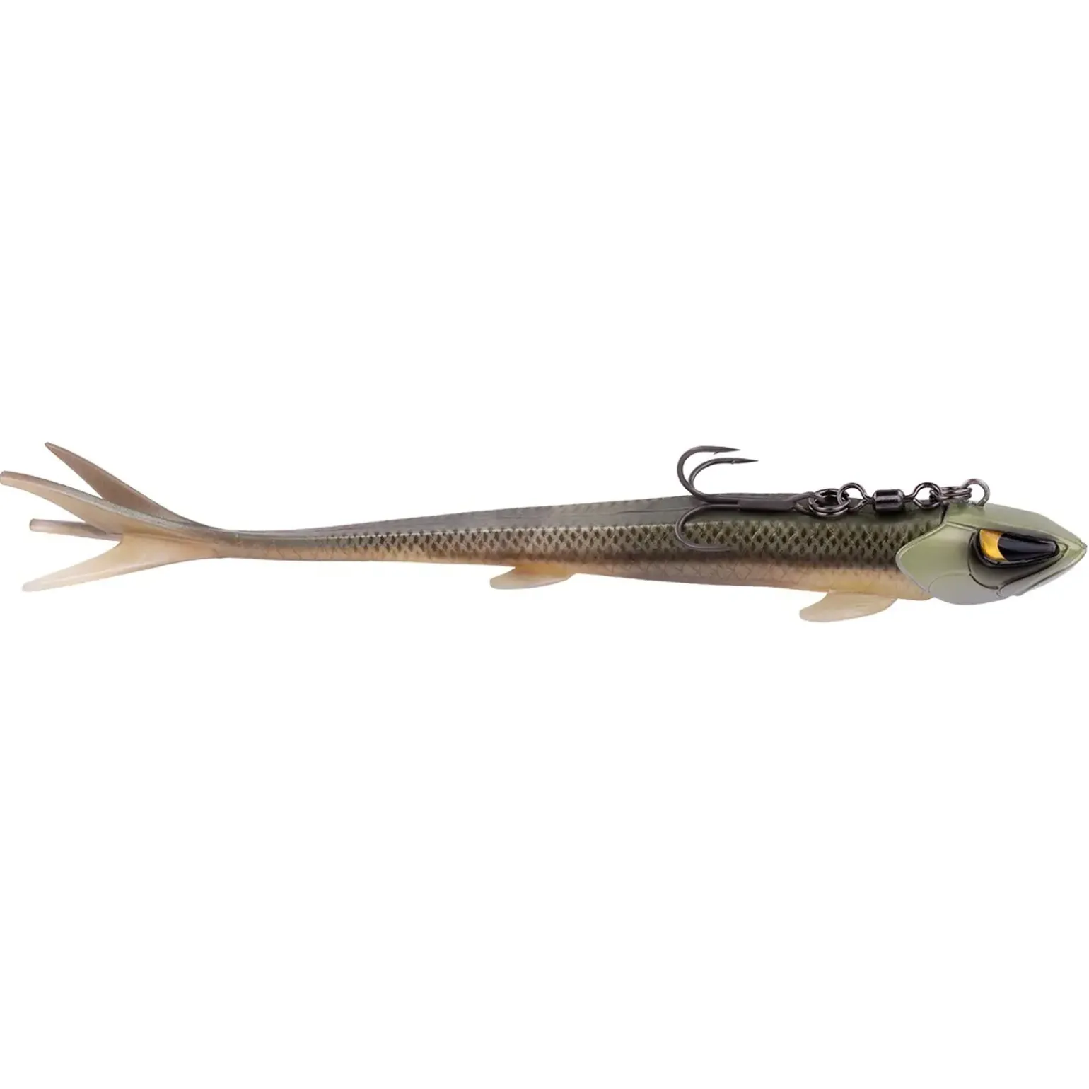 Zeck ZANDER Pelagi Set 20cm 75g Gürkchen Gummifisch montiert
